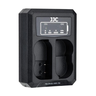 JJCNikonDCH-ENEL15USBDualBatteryCharger(forNikonENEL15accu)DCHENEL15