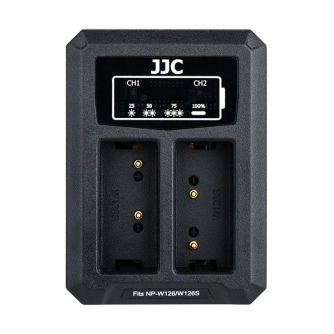 JJCFujiDCH-NPW126USBDualBatteryCharger(forFujiNP-W126accu)DCHNPW126