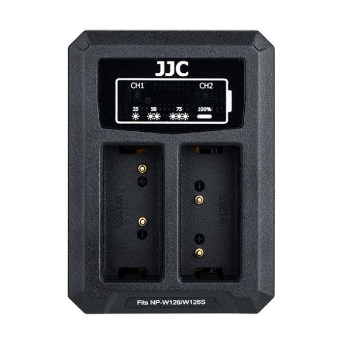 JJCFujiDCH-NPW126USBDualBatteryCharger(forFujiNP-W126accu)DCHNPW126