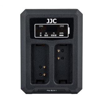 Зарядные устройства - JJC Olympus DCH-BLN1 USB Dual Battery Charger (for Olympus BLN-1) DCH BLN1 - быстрый заказ от производител