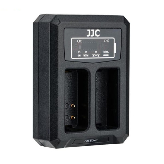 Зарядные устройства - JJC Olympus DCH-BLN1 USB Dual Battery Charger (for Olympus BLN-1) DCH BLN1 - быстрый заказ от производител