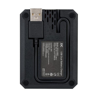 JJCPanasonicDCH-BLF19EUSBDualBatteryCharger(forPanasonicDMW-BLF19SigmaBP-61)DCHBLF19E