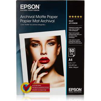 Epson Archival | Matte | Paper | A4 (210 x 297 mm) | 189 g/m² | 50 sheet(s)