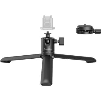 Mini foto statīvi - SmallRig 4630 Metal Tabletop Tripod with Arca Swiss Quick Release Plate and Panoramic Ball Head - быстрый за