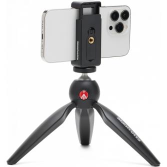 Tripod Accessories - Manfrotto tripod + phone mount MKPIXICLMII-BK - buy today in store and with delivery