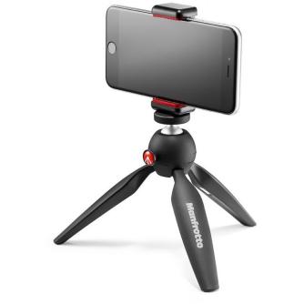 Statīvu aksesuāri - Manfrotto tripod + phone mount MKPIXICLMII-BK - perc šodien veikalā un ar piegādi