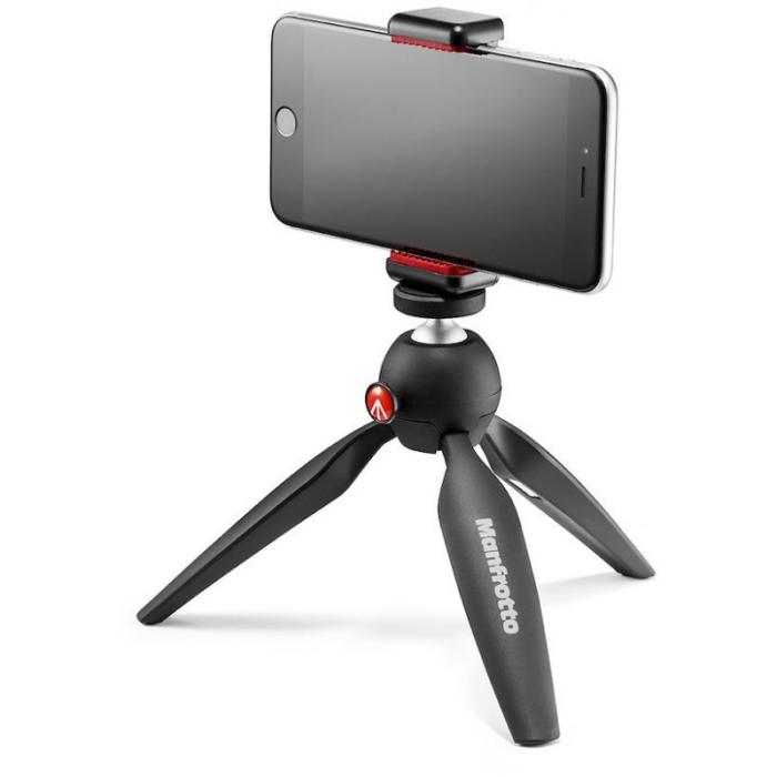 Аксессуары штативов - Manfrotto tripod + phone mount MKPIXICLMII-BK - купить сегодня в магазине и с доставкой