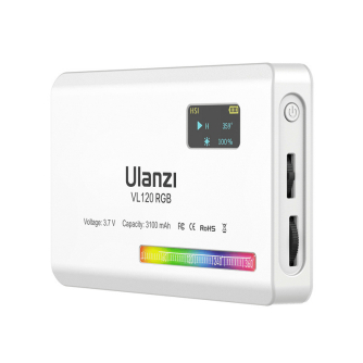 Light Panels - Ulanzi VL120 LED lamp - RGB, WB (2500 K - 9000 K), white - quick order from manufacturer