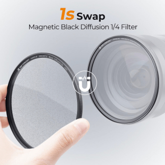 Soft Focus Filters - K&F Concept Nano-X MRC Black Mist 1/4 - 82 mm magnetic diffusion filter - quick order from manufacturer