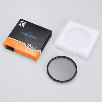 Neutral Density Filters - K&F Concept B-Series Fader ND2-400 Adjustable Gray Filter - 52 mm - quick order from manufacturer