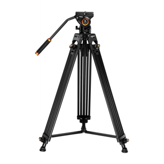 Video Tripods - K&F Concept VA18 video tripod with VH081 head - quick order from manufacturer