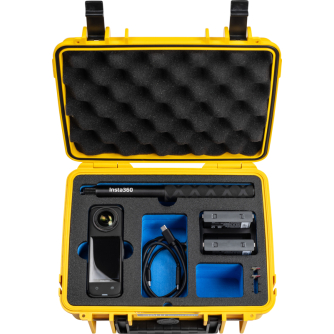 Koferi - BW OUTDOOR CASES TYPE 1000 FOR INSTA360 X4, YELLOW 110245 - ātri pasūtīt no ražotāja