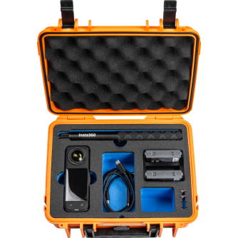 Koferi - BW OUTDOOR CASES TYPE 1000 FOR INSTA360 X4, ORANGE 110246 - ātri pasūtīt no ražotāja