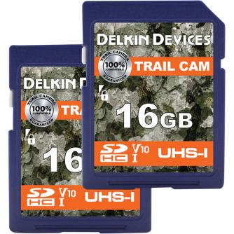 Memory Cards - DELKIN SDHC TRAIL CAM R100/W30 (V10) 16GB (2PK) DDSDTRL-2X16 - quick order from manufacturer