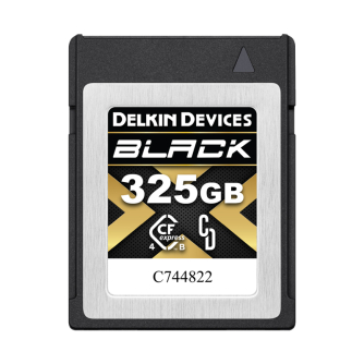 Atmiņas kartes - DELKIN CFEXPRESS BLACK R3530/W3250 (4.0) 325GB DCFX4B325 - ātri pasūtīt no ražotāja