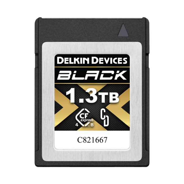 Atmiņas kartes - DELKIN CFEXPRESS BLACK R3530/W3250 (4.0) 1.3TB DCFX4B13T - ātri pasūtīt no ražotāja