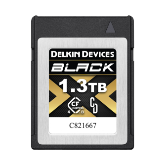 Memory Cards - DELKIN CFEXPRESS BLACK R3530/W3250 (4.0) 1.3TB DCFX4B13T - quick order from manufacturer