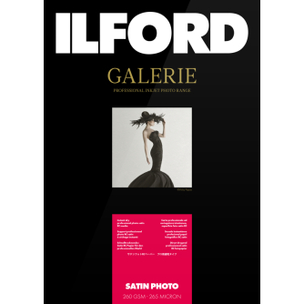 Photo paper for printing - ILFORD GALERIE SATIN PHOTO 260G A3 25 SHEETS 2001908 - quick order from manufacturer