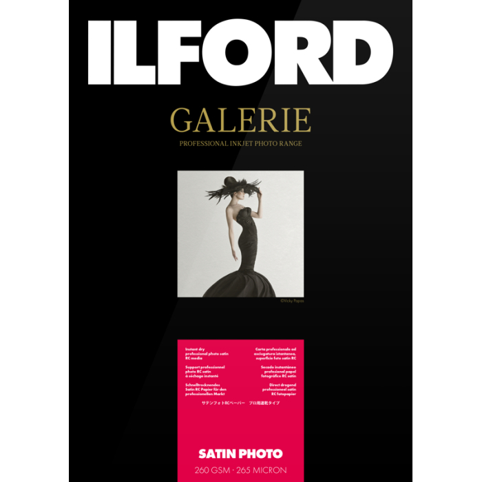 Photo paper for printing - ILFORD GALERIE SATIN PHOTO 260G A3 25 SHEETS 2001908 - quick order from manufacturer