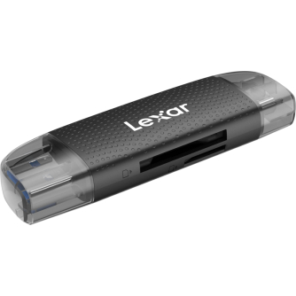 Atmiņas kartes - LEXAR CARDREADER DUAL SLOT USB-A/C (LRW310X) ПОДДЕРЖИВАЕТ КАРТЫ MICROSD И SD - быстрый заказ от производителя