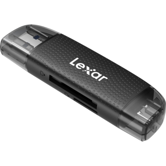 Atmiņas kartes - LEXAR CARDREADER DUAL SLOT USB-A/C (LRW310X) ПОДДЕРЖИВАЕТ КАРТЫ MICROSD И SD - быстрый заказ от производителя