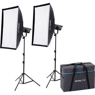 Softboxes - NANLITE FS-150B BI-COLOUR 2 LIGHT KIT WITH STAND FS-150B 2KIT-S-LS-1 - quick order from manufacturer