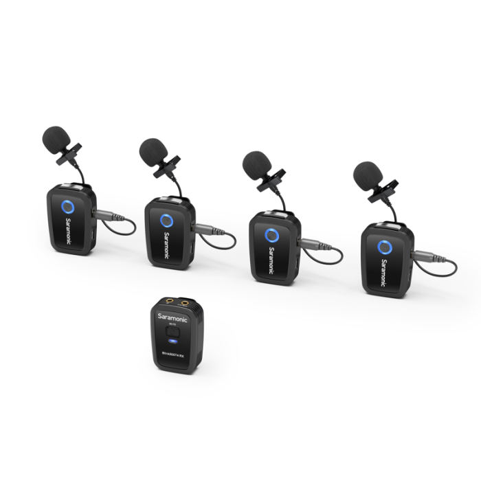 Bezvadu piespraužamie mikrofoni - SARAMONIC BLINK 500 T4 2.4GHZ FOUR-CHANNEL WIRELESS MICROPHONE SYSTEM BLINK500 - ātri pasūtīt no ražotāja