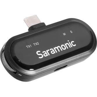 Bezvadu piespraužamie mikrofoni - Saramonic BLINK ME U2 2-person wireless microphone with custom recording transmi - ātri pasūtīt no ražotāja