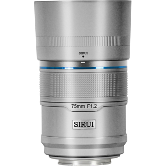 Medium Format objektīvi - SIRUI SNIPER LENS APS-C AF 75MM F1.2 E-MOUNT SILVER 75AS12E-S - ātri pasūtīt no ražotāja