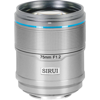 Medium Format objektīvi - SIRUI SNIPER LENS APS-C AF 75MM F1.2 E-MOUNT SILVER 75AS12E-S - ātri pasūtīt no ražotāja