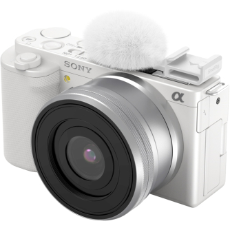 Citi aksesuāri - SMALLRIG 4734 COLD SHOE ADAPTER WITH FURRY WINDSCREEN FOR SONY ZV SERIES CAMERAS (WHITE) 4734 - ātri pasūtīt no ražotāja