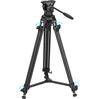 Video statīvi - SMALLRIG 4684 LIGHTWEIGHT VIDEO TRIPOD KIT AD-50 LITE 4684 - ātri pasūtīt no ražotāja