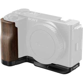 Camera Grips - SMALLRIG 4864 L-SHAPE MOUNT PLATE WITH WOODEN HANDLE FOR SONY ZV-E10 II 4864 - quick order from manufacturer