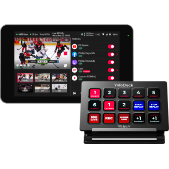 Streaming, Podcast, Broadcast - YOLOLIV YOLODECK - THE ULTIMATE STREAMING CONTROLLER FOR YOLOBOX YB-DECK - quick order from manufacturer