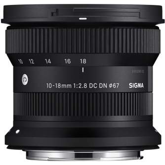 Mirrorless Lenses - Sigma 10-18mm F/2.8 DC DN Canon RF contemporary F2.8 wide APSC lens - buy today in store and with delivery