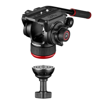 Video Tripods - AF Marcotec Manfrotto 504X Fluid Video Kit with 645 Fast Twin Alu Tripod (MVK504XTWINFA) - quick order from manufacturer