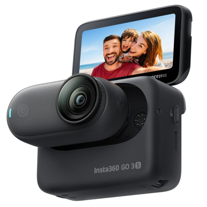 360, VR, tiešraides kameras - Insta360 GO 3S Standard Edition in Midnight Black 128GB - ātri pasūtīt no ražotāja