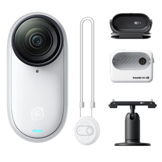 360 Live Streaming Camera - Insta360 GO 3S Standard Edition in Arctic White 128GB - quick order from manufacturer