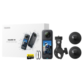 360 Live Streaming Camera - Insta360 X4 Motorcycle Bundle (CINSABMA-X405) - quick order from manufacturer