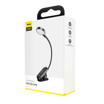 Фото подарки - Baseus (DGRAD-0G) Comfort Reading Mini Clip Lamp (dark gray) DGRAD-0G - быстрый заказ от производителя