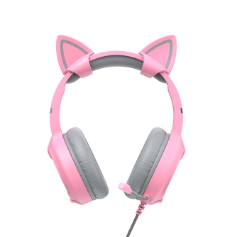 Headset Microphones - Gaming headphones Havit GAMENOTE H2233d RGB (pink) H2233d-pink - quick order from manufacturer