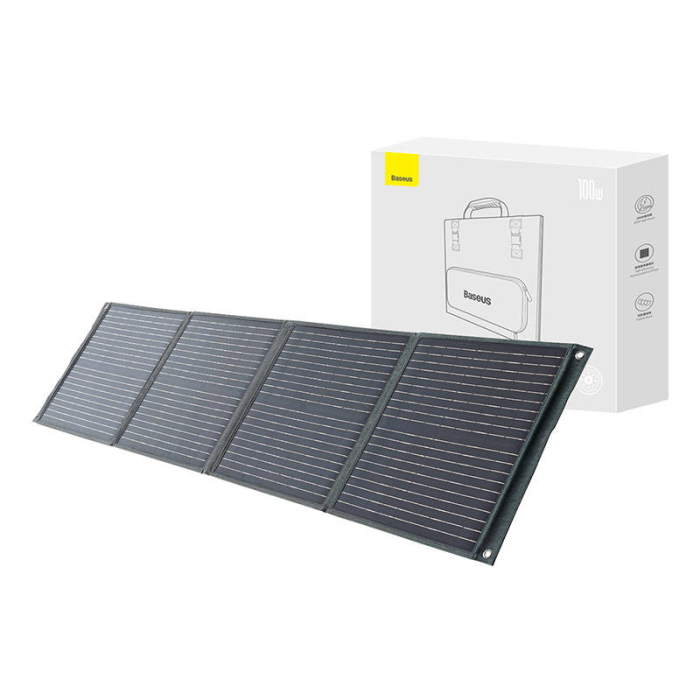 Portatīvie saules paneļi un spēkstacijas - Photovoltaic panel Baseus Energy stack 100W CCNL050006 - ātri pasūtīt no ražotāja