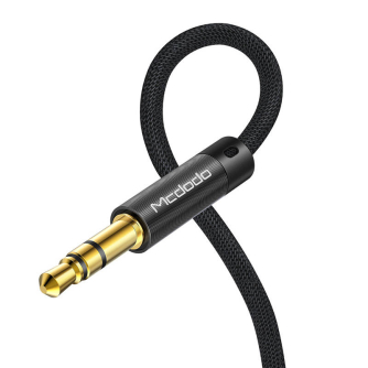 Audio cables, adapters - Mini jack cable 3.5mm AUX Mcdodo CA-6640 1.2m (black) CA-6640 - quick order from manufacturer