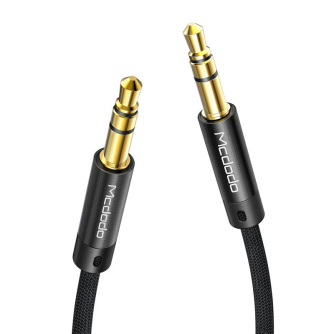 Audio cables, adapters - Mini jack cable 3.5mm AUX Mcdodo CA-6640 1.2m (black) CA-6640 - quick order from manufacturer