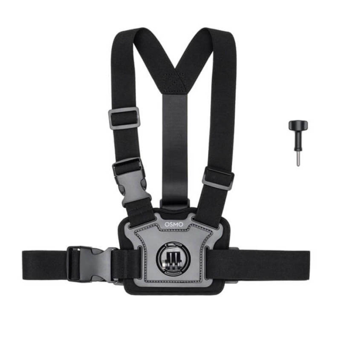 Accessories for Action Cameras - DJI Osmo Action Chest Strap Mount CP.AS.AA000000.01 - quick order from manufacturer