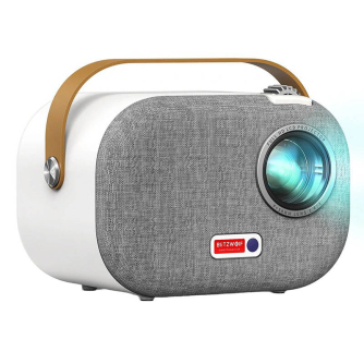 Projektori un ekrāni - Mini Projector Blitzwolf BW-V2 (white) BW-V2 - ātri pasūtīt no ražotāja