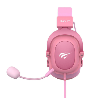 Austiņu mikrofoni - Gaming headphones Havit H2002D (pink) H2002d pink - ātri pasūtīt no ražotāja