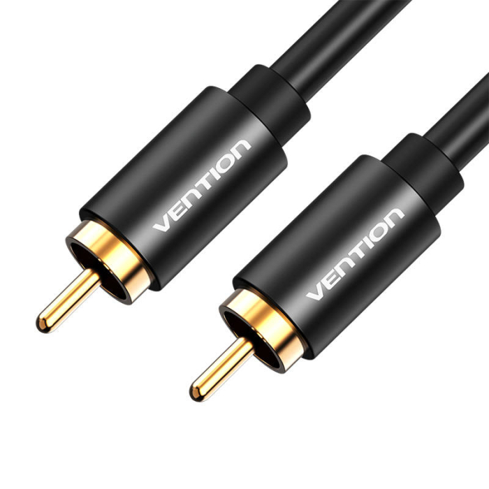 Audio cables, adapters - Cable audio RCA Vention VAB-R09-B150 1.5m (black) VAB-R09-B150 - quick order from manufacturer