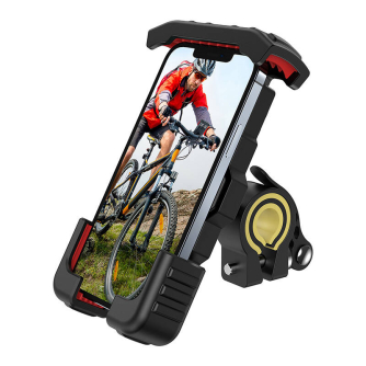 Smartphone Holders - Joyroom Metal Bike/Motorcycle Holder JR-ZS264 for Phones (Black) JR-ZS264 - quick order from manufacturer