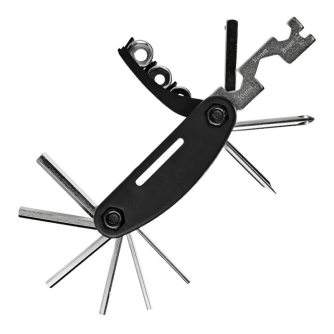 Installation & Maintenance Tools - Multifunctional Bicycle Repair Tool Rockbros GJ1601 (black) - perc šodien veikalā un ar piegādi